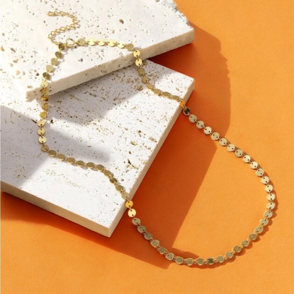 FP 18K Gold-Filled Soleil Sequin Choker